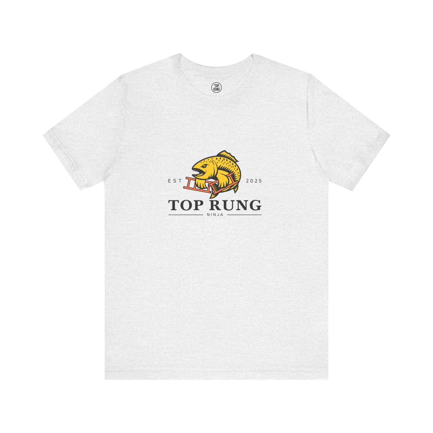 Top Rung Ninja Tee - Crush the Salmon Ladder