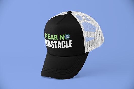Fear No Obstacle Retro Ninja Trucker Hat