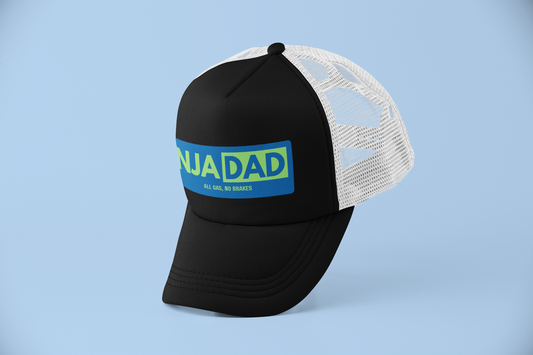 NJA DAD Retro Ninja Trucker Hat - All Gas