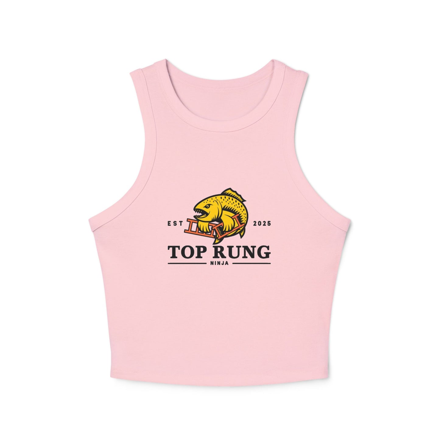 Top Rung Ninja Racer Tank Top - Crush the Salmon Ladder