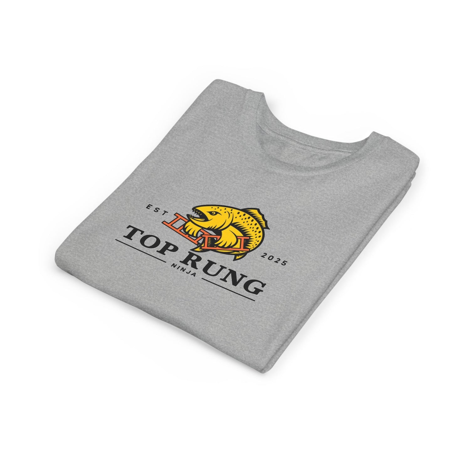 Top Rung Youth Ninja Tee - Crush the Salmon Ladder