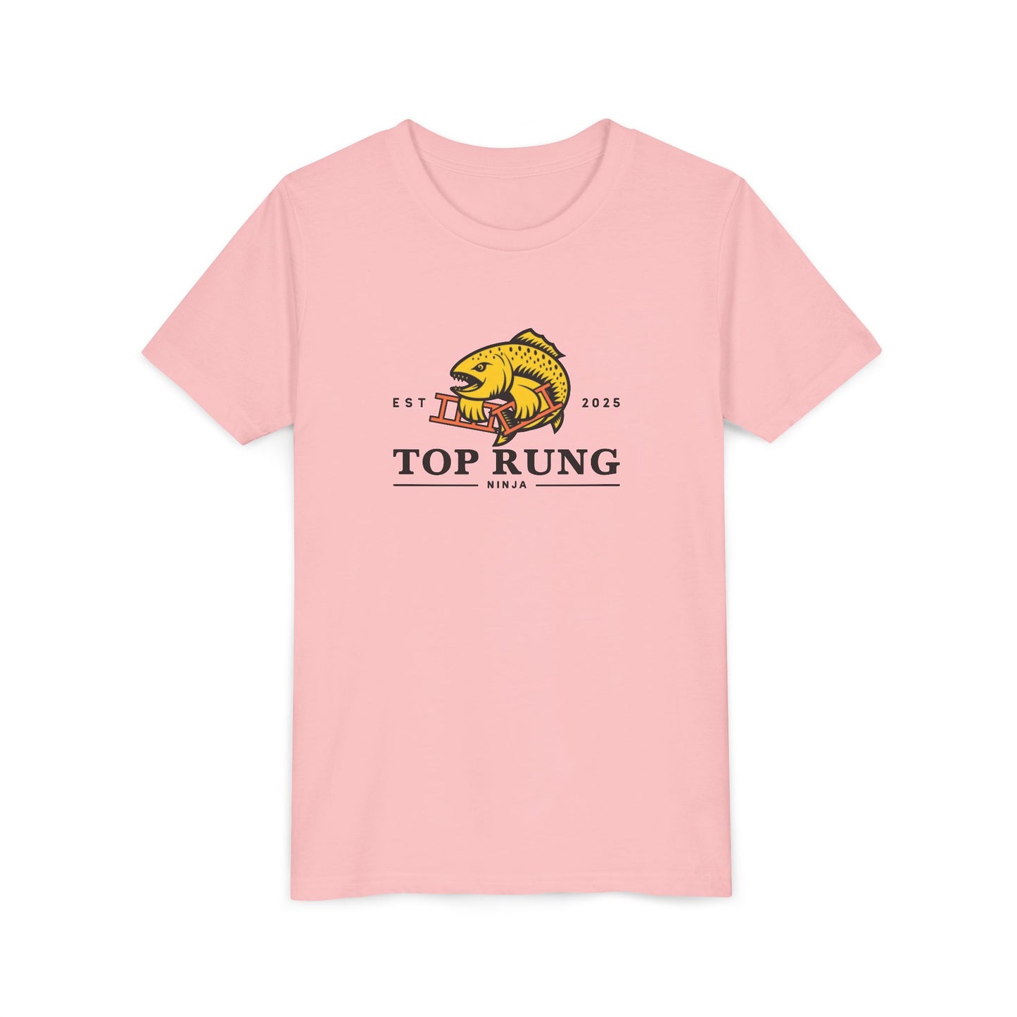 Top Rung Youth Ninja Tee - Crush the Salmon Ladder