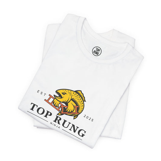 Top Rung Ninja Tee - Crush the Salmon Ladder