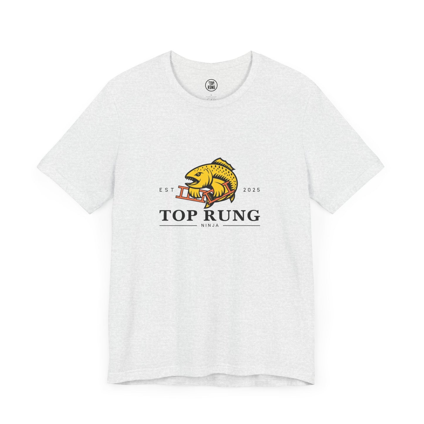 Top Rung Ninja Tee - Crush the Salmon Ladder