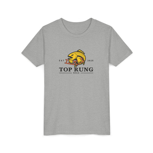 Top Rung Youth Ninja Tee - Crush the Salmon Ladder