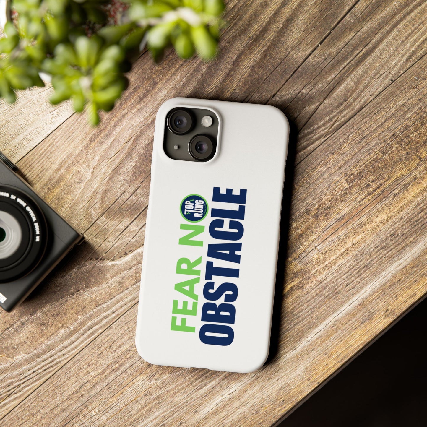 Fear No Obstacle iPhone Case