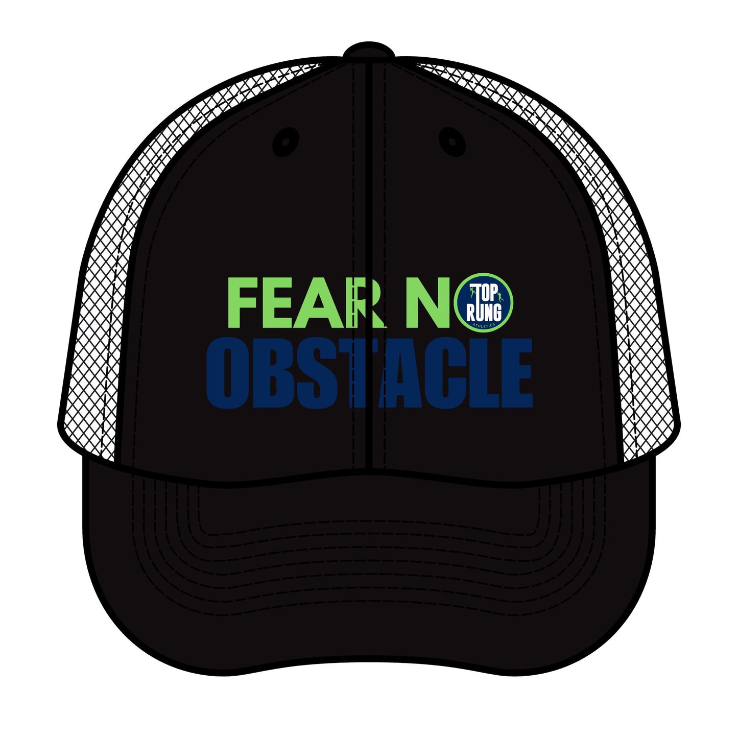 Fear No Obstacle Retro Trucker Hat