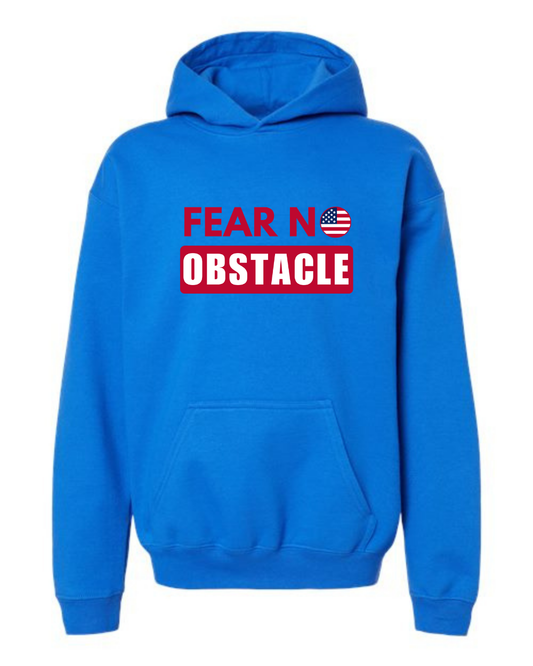 Ninja Warrior Hoodie |  Fear No Obstacle Flag | Ninja Athlete Sweatshirt