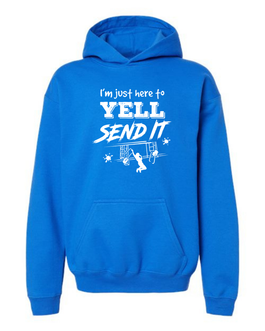 Ninja Warrior Hoodie - Ninja Parent Sweatshirt - Hear to Yell Send It