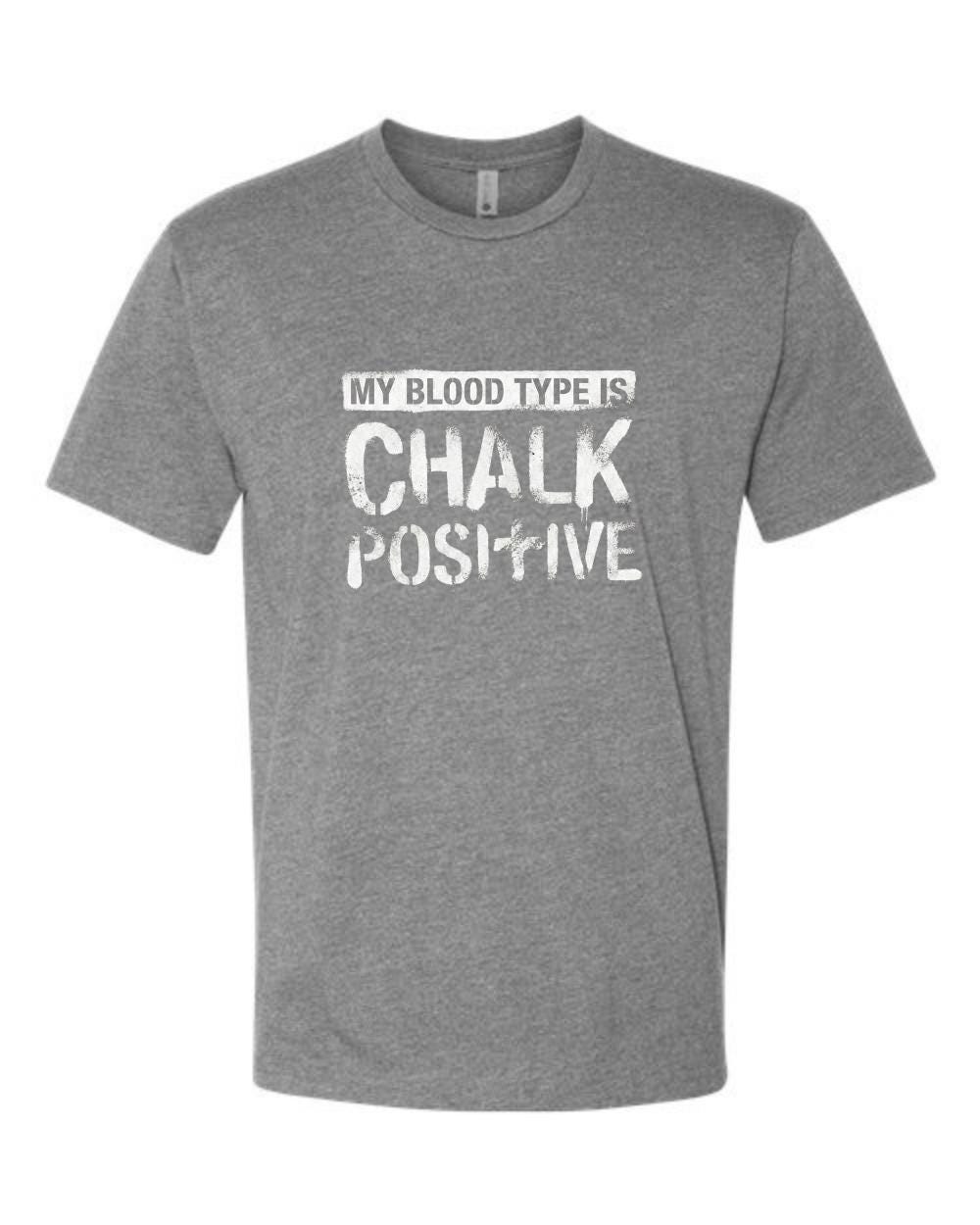 Ninja Warrior - Chalk Positive Ninja Athlete T-Shirt | Gym Workout Apparel