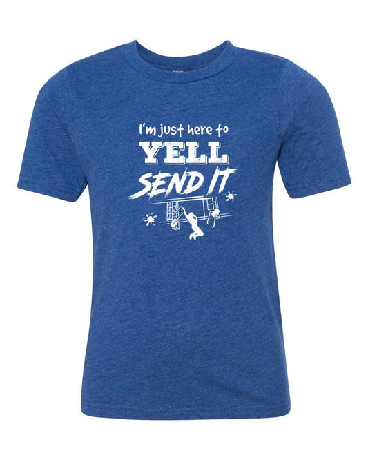 Ninja Warrior T-Shirt – "Yell Send It" Support Tee